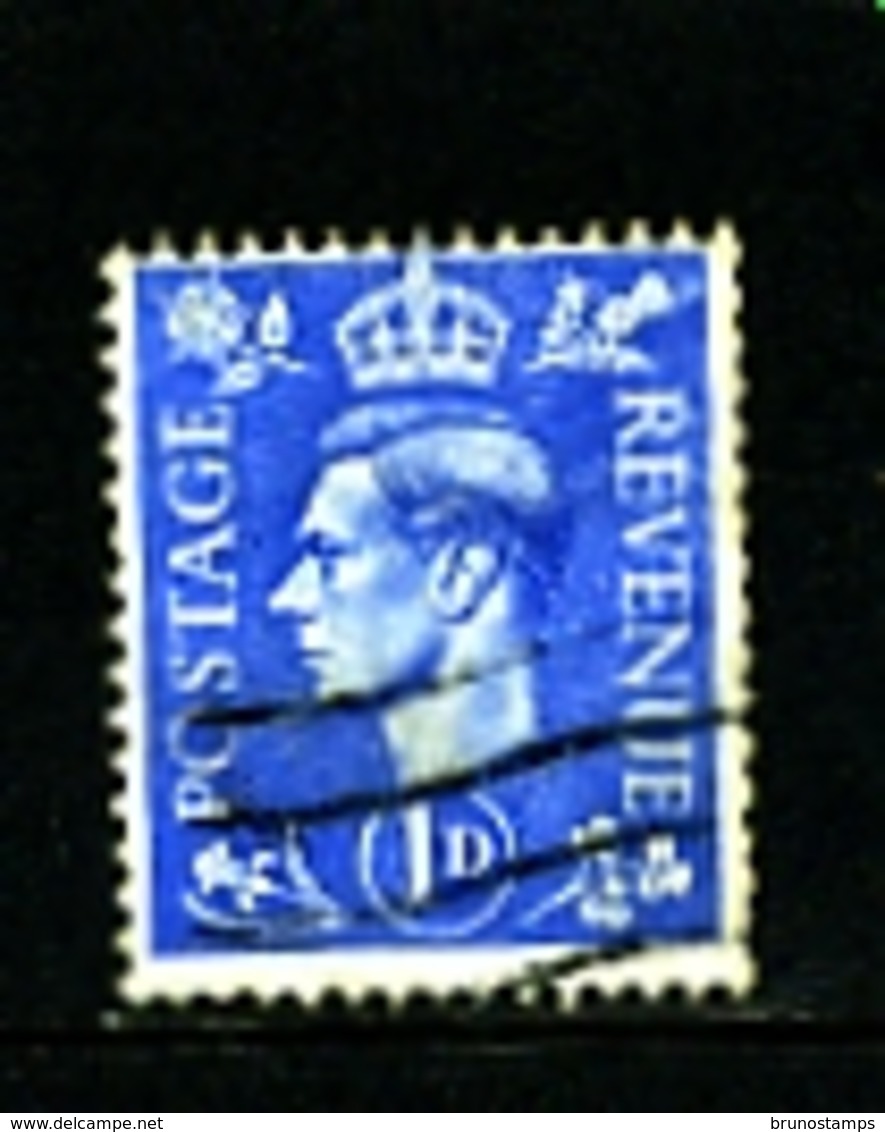 GREAT BRITAIN - 1951  KGVI  1d  COLOURS CHANGED  WMK INVERTED  FINE USED - Usati
