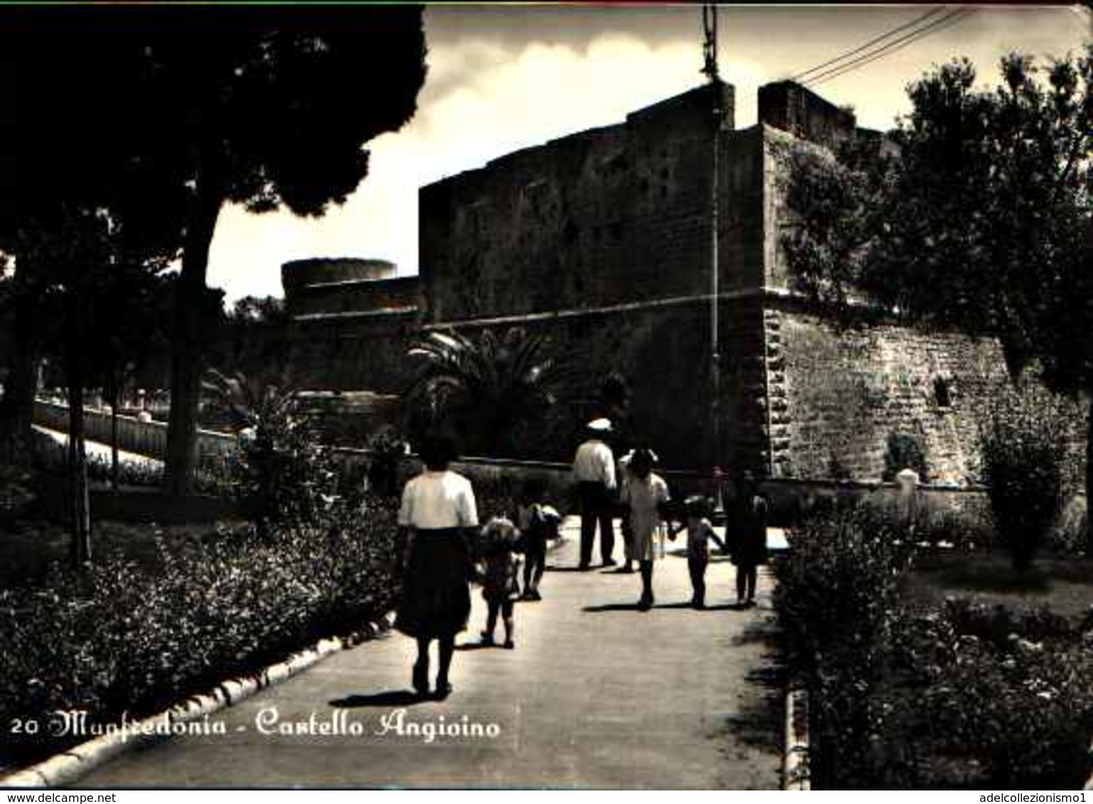 71460) CARTOLINA DI - MANFREDONIA-CASTELLO ANGIOINO - Manfredonia