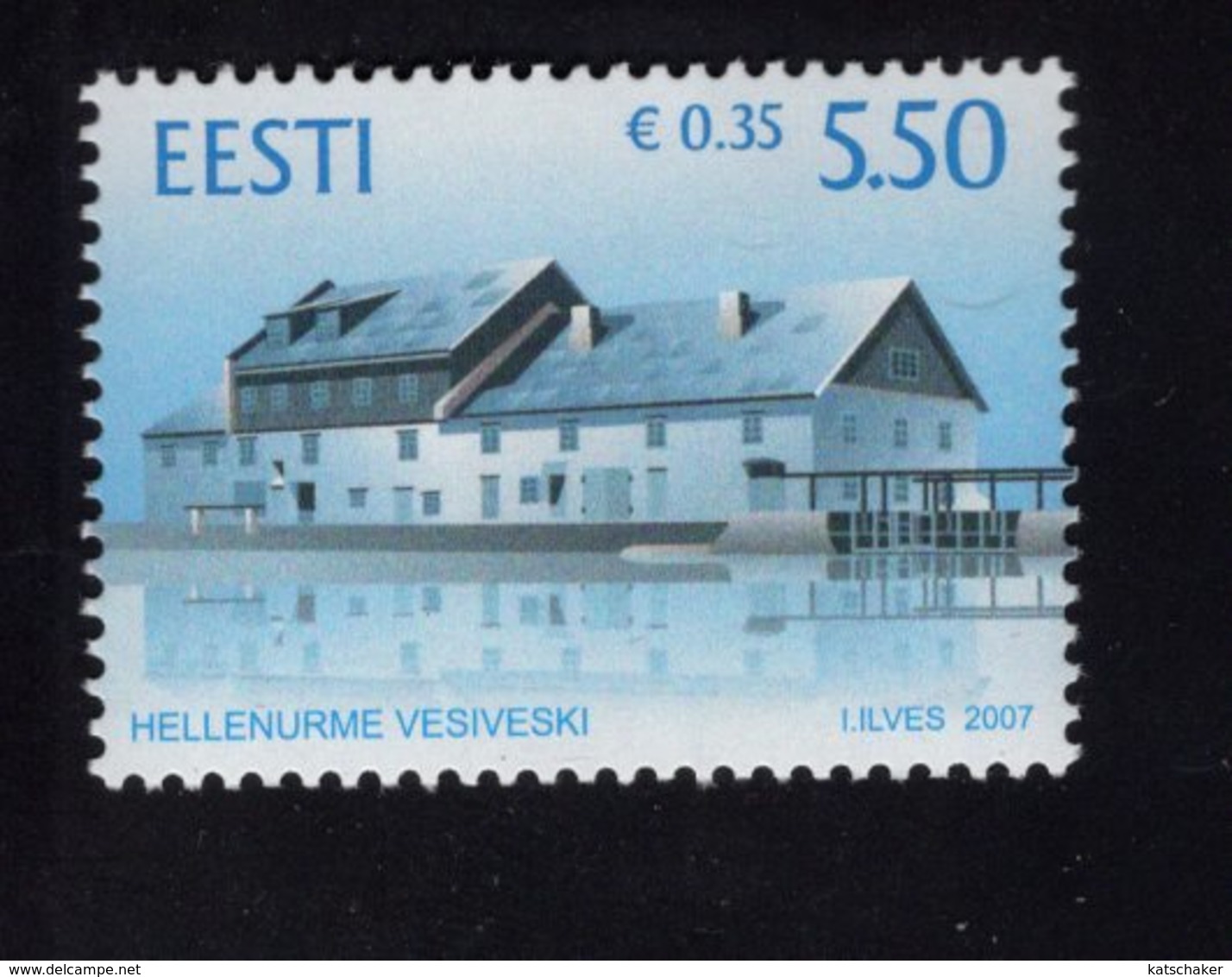 613868008 ESTLAND ESTONIA 2007 ** MNH  SCOTT 575 HEKKENURNE MILL - Estonie