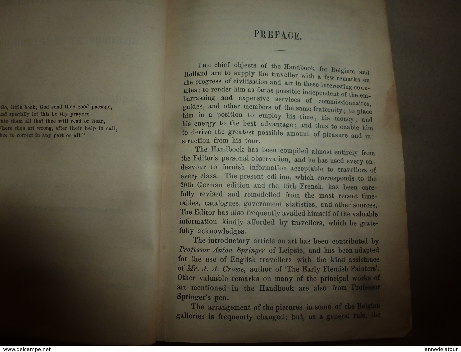 1894  BELGIQUE et HOLLANDE (Belgium and Holland) Handbook for Travellers (Livre de poche pour Voyageurs) par BAEDEKER