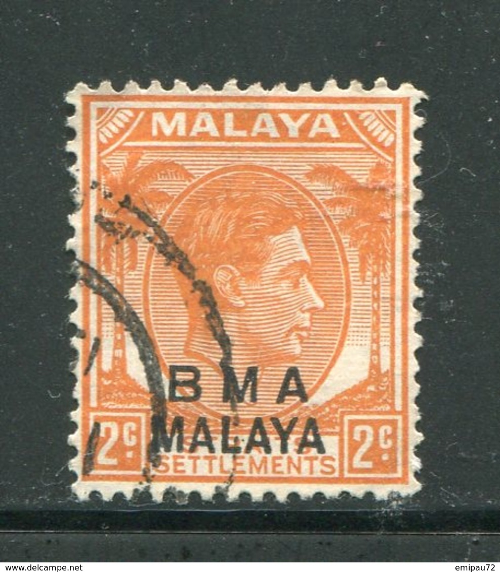 MALAISIE- Y&T N°2- Oblitéré - Malaya (British Military Administration)