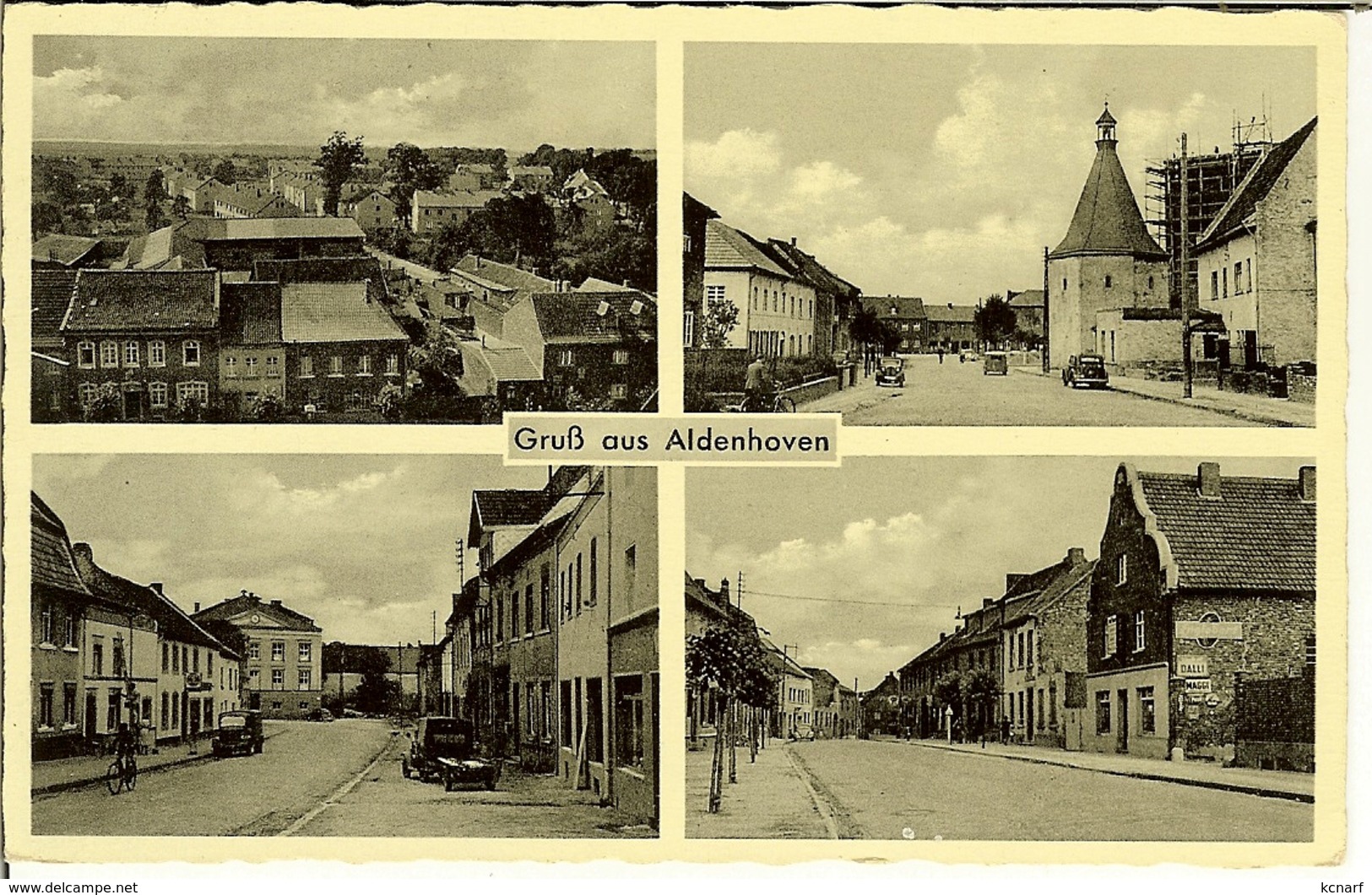 CP GRUSS Aus ALDENHOVEN + Cachet B.P.S.26 - Dueren