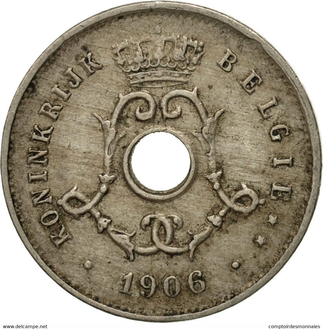 Monnaie, Belgique, 5 Centimes, 1906, TB, Copper-nickel, KM:55 - 5 Centimes