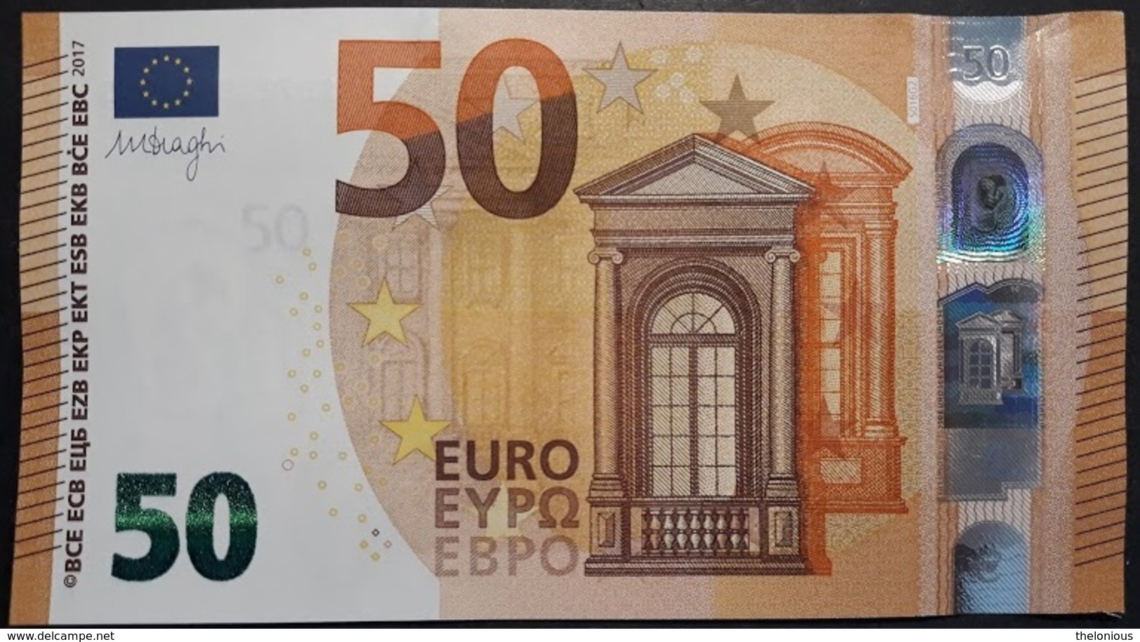 # 50 EURO - SD7280991299 / S016G2 - Firma Draghi (da Mazzetta) - 50 Euro