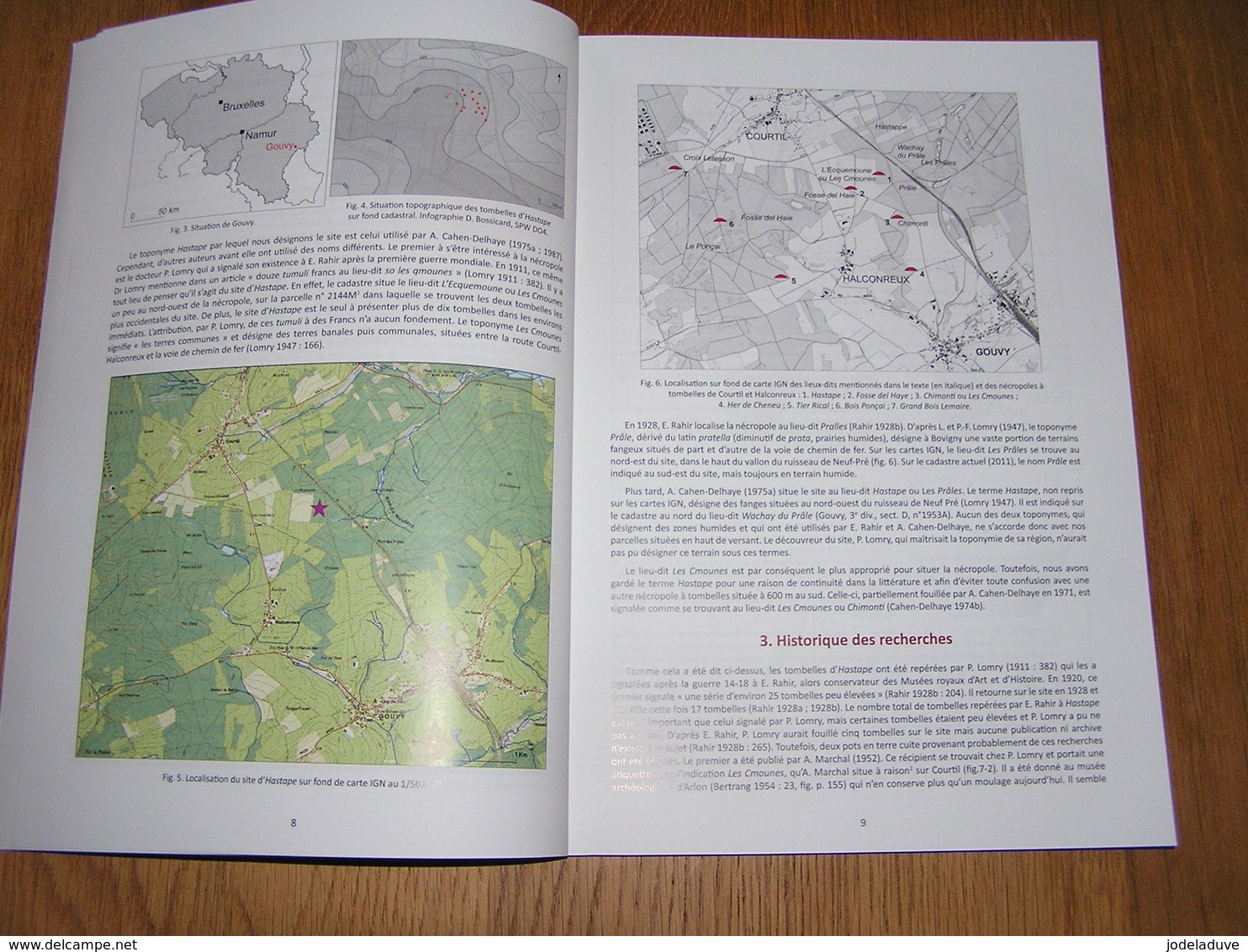 FOUILLES 2009 2015 DE LA NECROPOLE CELTIQUE à TOMBELLES DE BOVIGNY Hastape Régionalisme Archéologie Luxembourg Celtes - Archäologie