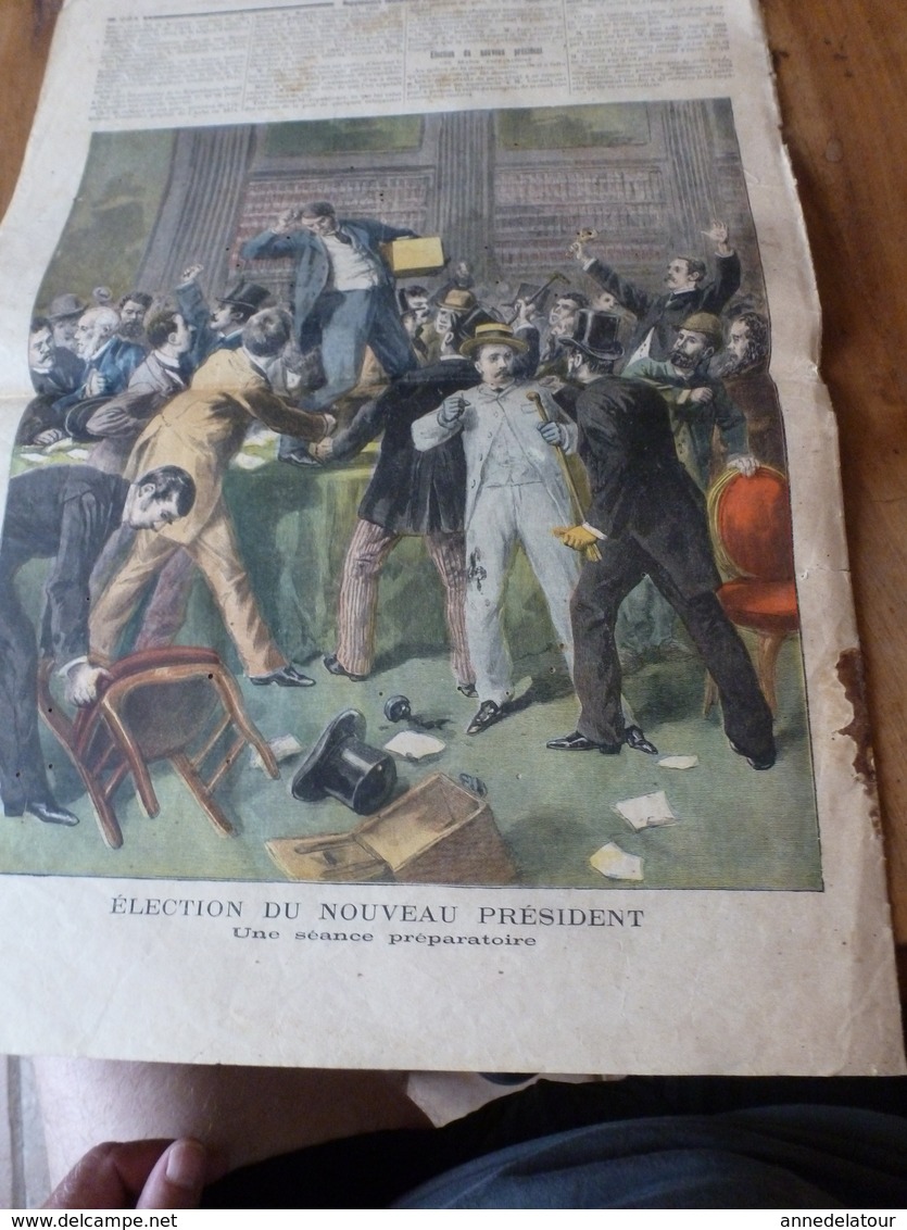 1894 LE PETIT JOURNAL: CASIMIR-PERRIER; La compagnie de Francs-Tireurs du 106e de ligne à Livry; etc