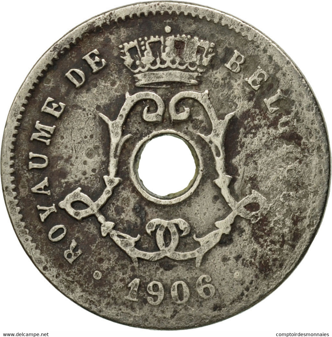 Monnaie, Belgique, 5 Centimes, 1906, TB, Copper-nickel, KM:54 - 5 Cent