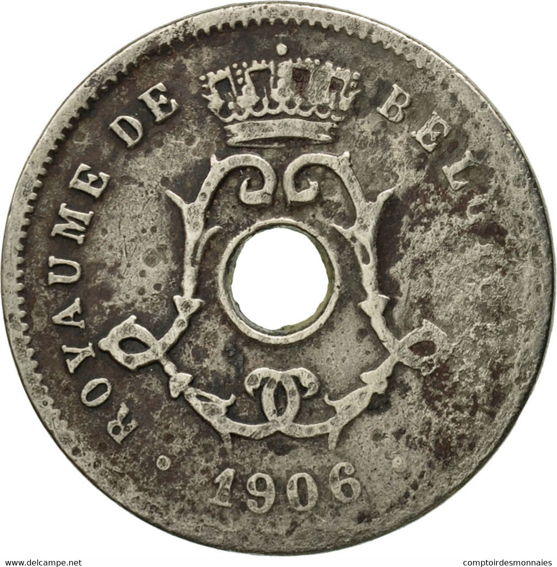 Monnaie, Belgique, 5 Centimes, 1906, TB, Copper-nickel, KM:54 - 5 Centimes