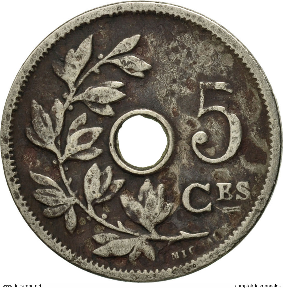Monnaie, Belgique, 5 Centimes, 1906, TB, Copper-nickel, KM:54 - 5 Cent