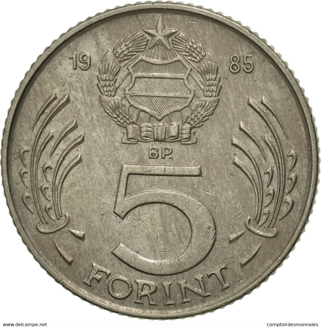 Monnaie, Hongrie, 5 Forint, 1985, Budapest, TB+, Copper-nickel, KM:635 - Hungary