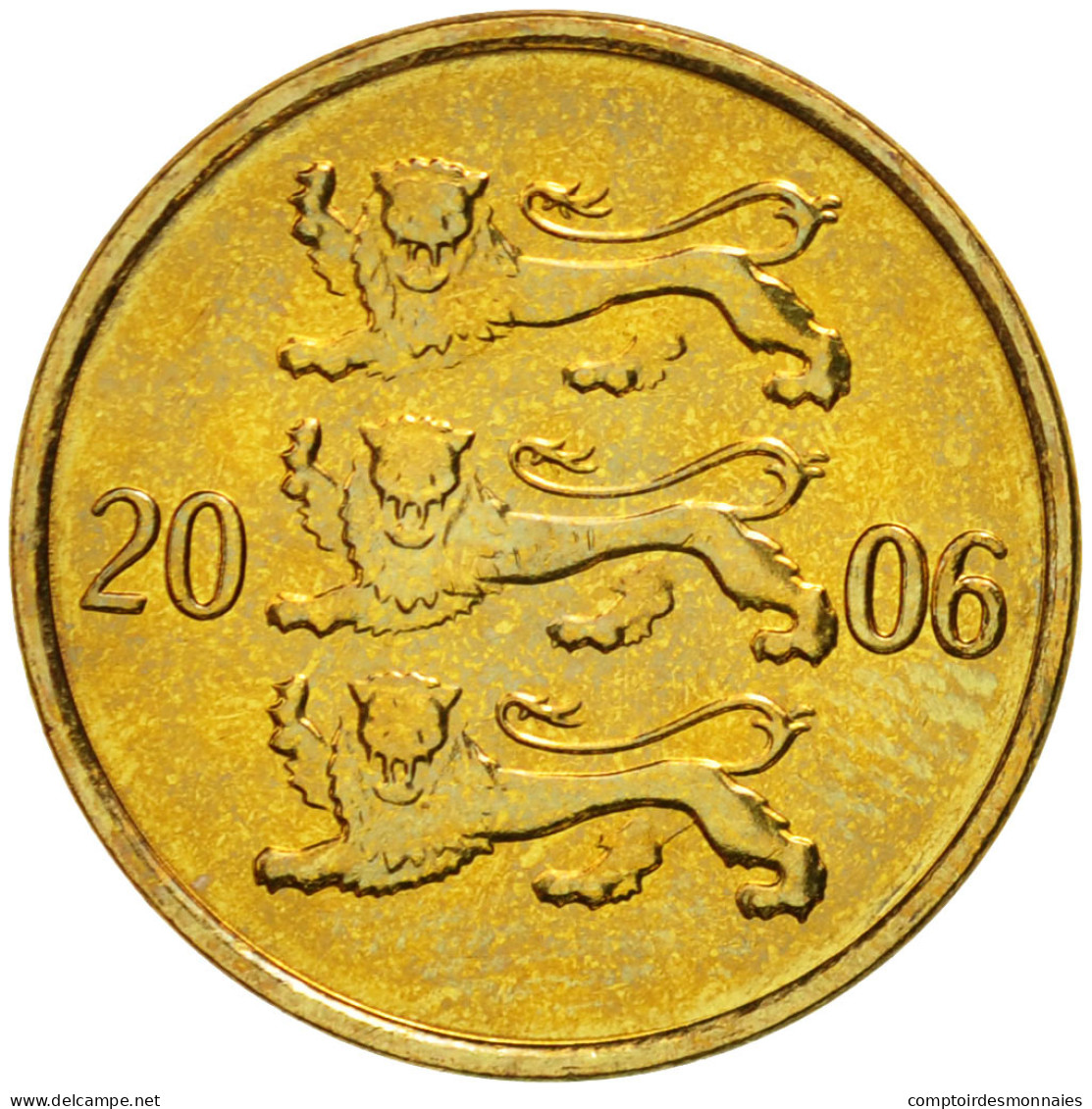 Monnaie, Estonia, 10 Senti, 2006, No Mint, SPL+, Aluminum-Bronze, KM:22 - Estonia