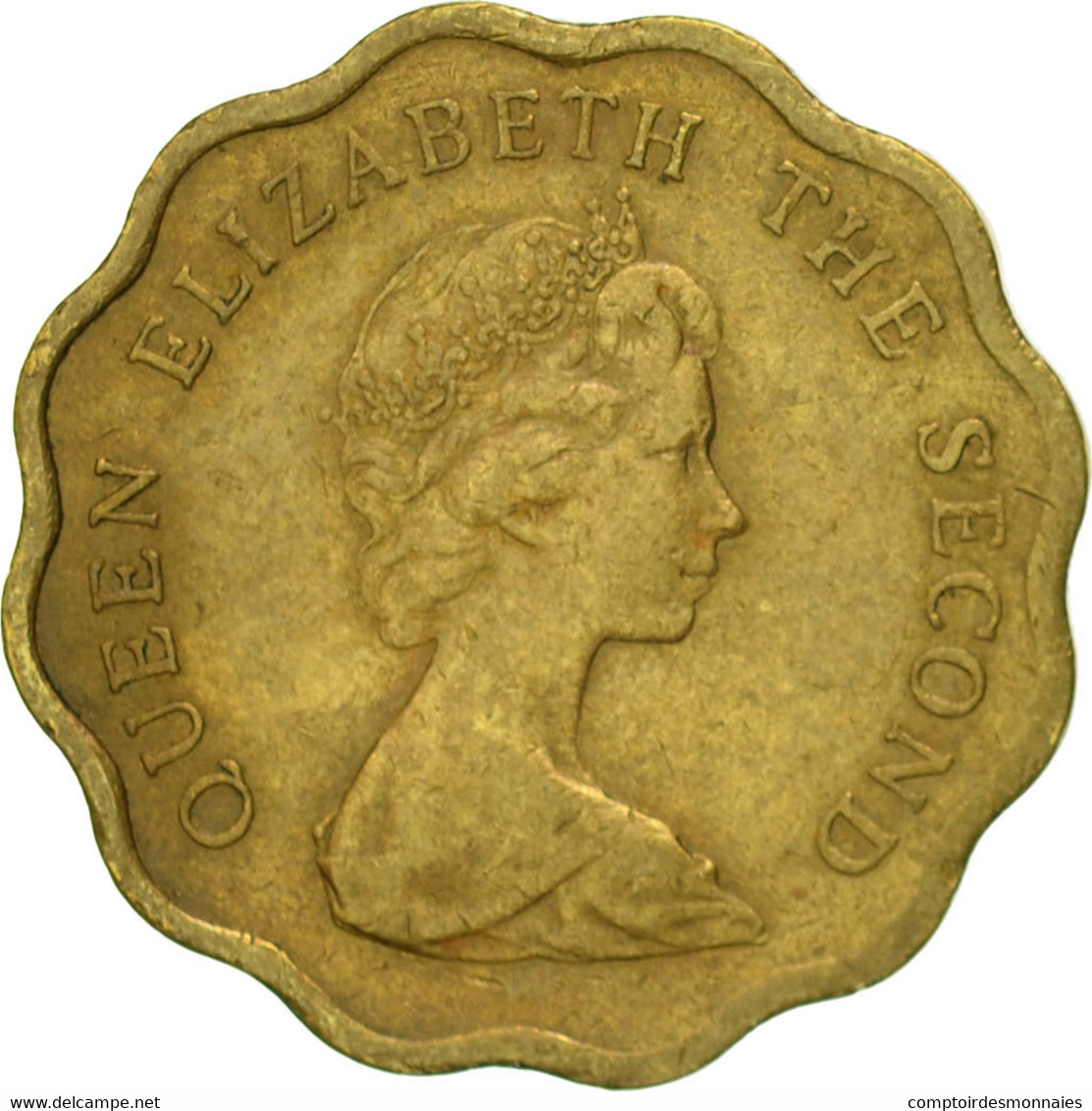 Monnaie, Hong Kong, Elizabeth II, 20 Cents, 1976, TB+, Nickel-brass, KM:36 - Hong Kong