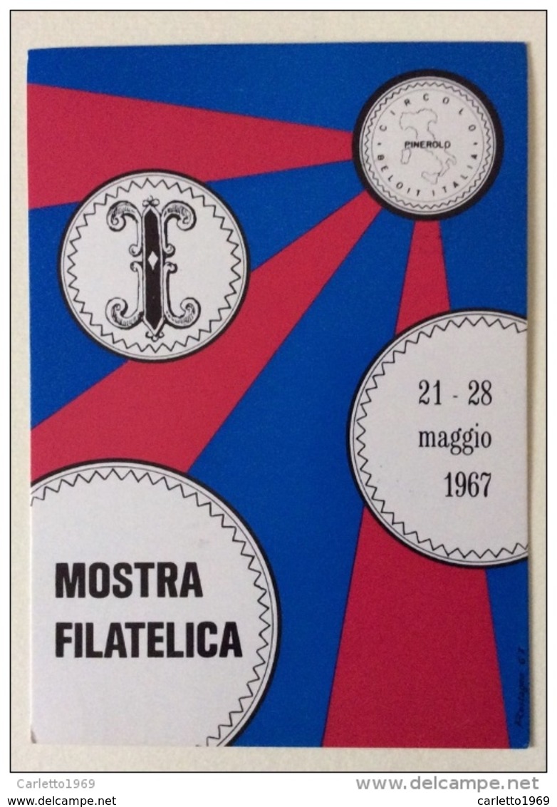 1 Mostra Filatelica 21-28 Maggio 1967 Pinerolo - Posta