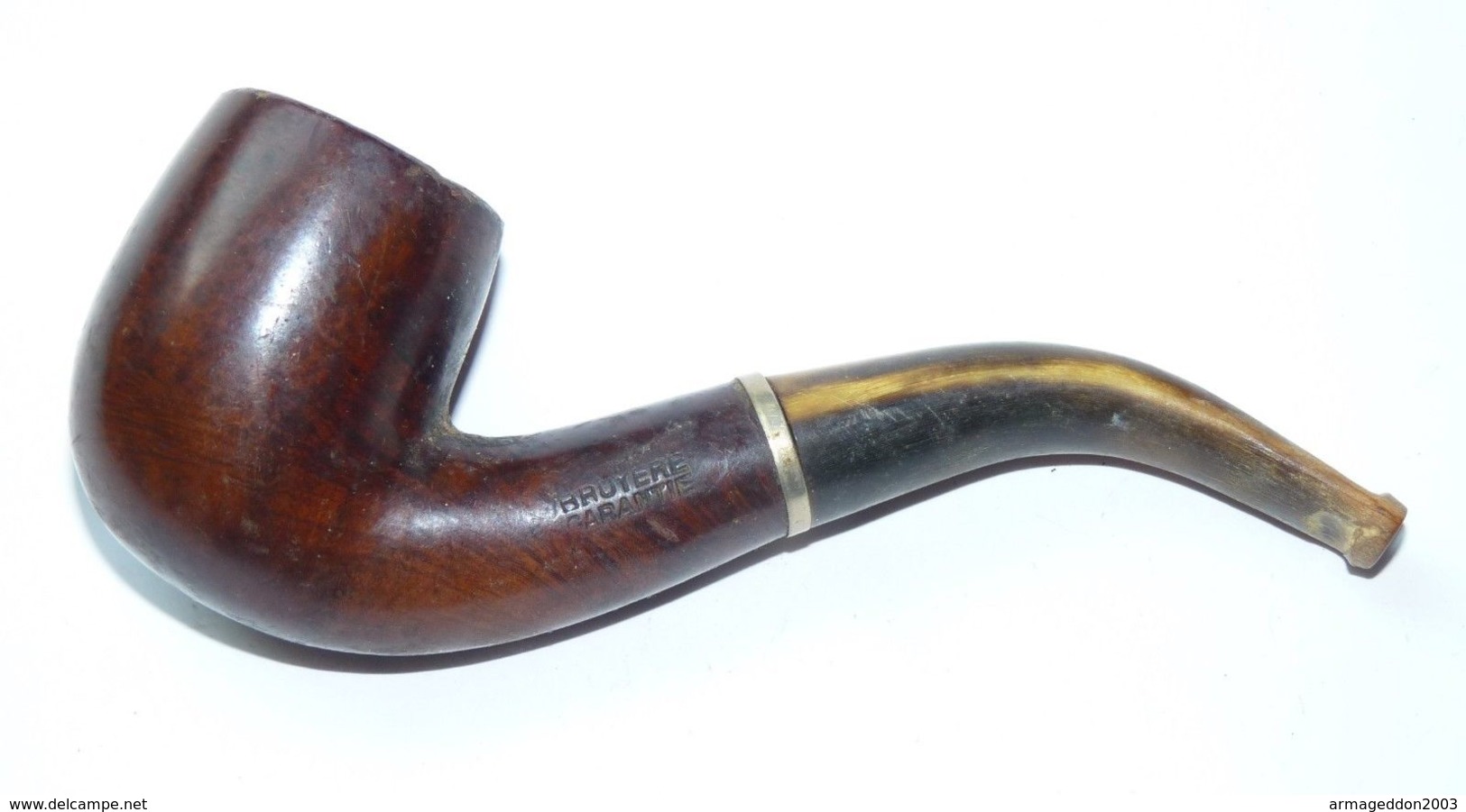 ANCIENNE VINTAGE PIPE BRUYERE GARANTI 13 X 4.5 CM   VOIR PHOTOS - Pipes En Bruyère