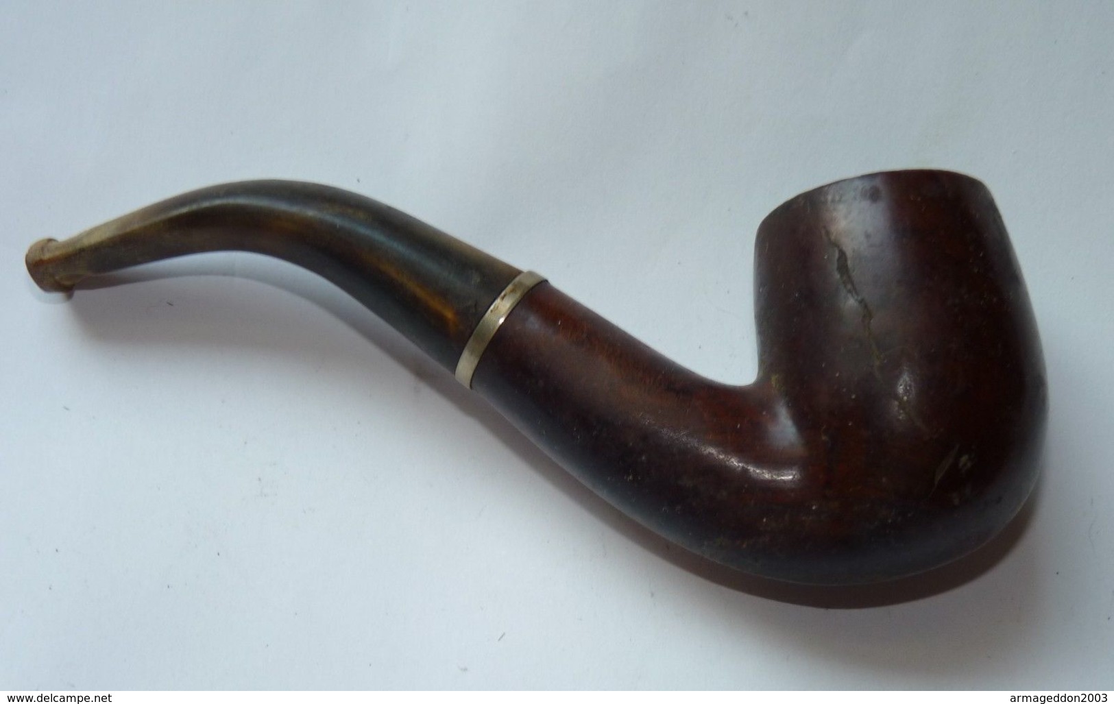 ANCIENNE VINTAGE PIPE BRUYERE GARANTI 13 X 4.5 CM   VOIR PHOTOS - Pijpen In Bruyèrehout