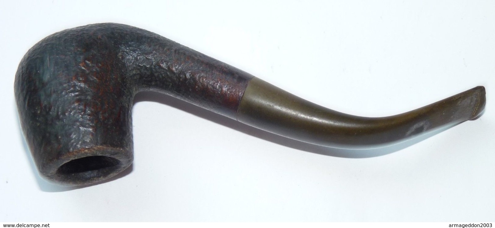 ANCIENNE VINTAGE PIPE DE BRUYERE SAINT CLAUDE HARIS 13.5 X 4 Cm  Embout A Changer - Pijpen In Bruyèrehout