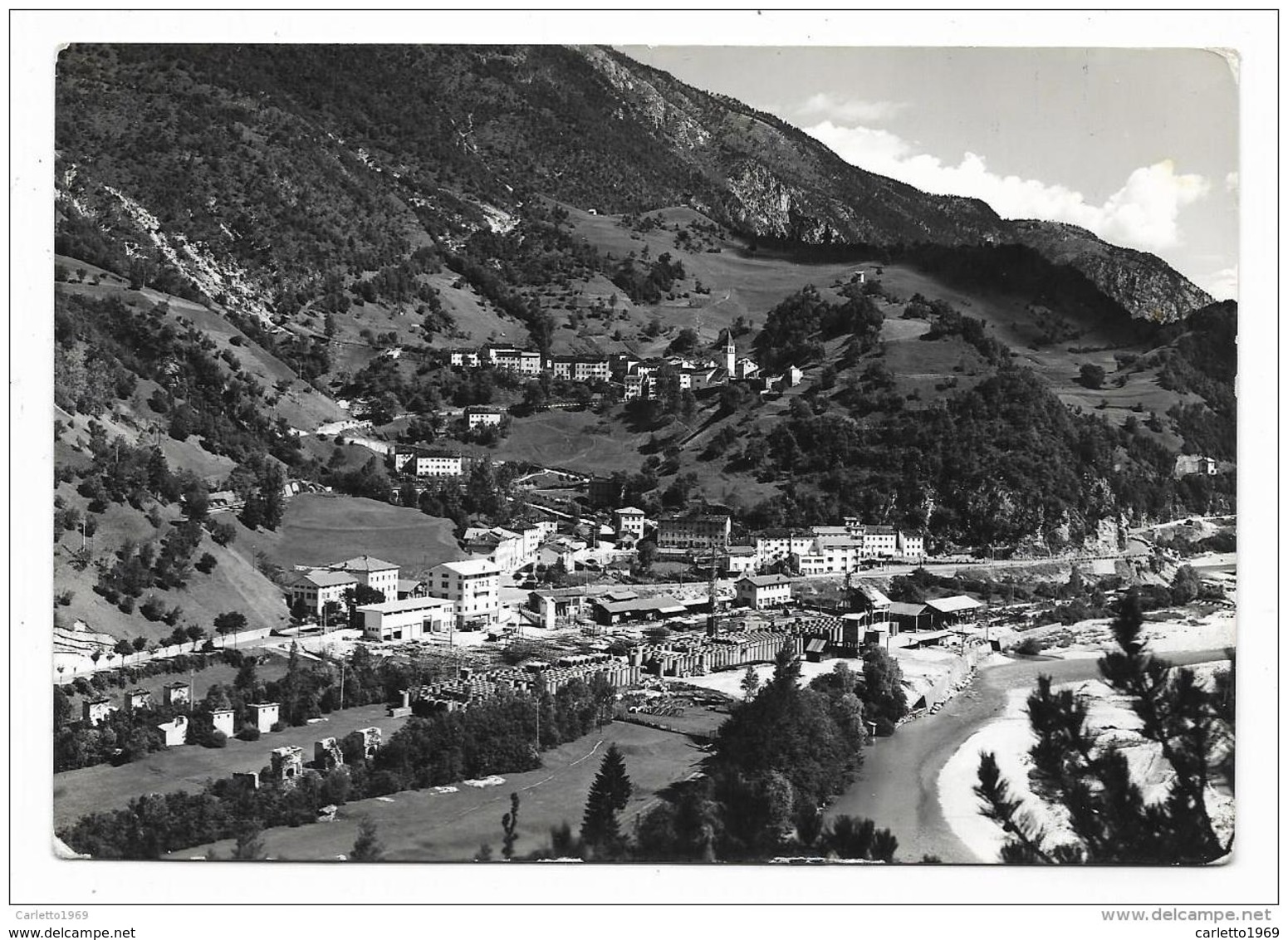 OSPITALE DI CADORE - PANORAMA VIAGGIATA FG - Belluno