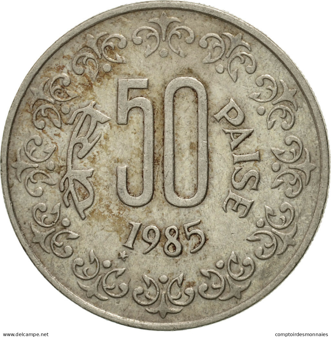 Monnaie, INDIA-REPUBLIC, 50 Paise, 1985, TB, Copper-nickel, KM:65 - Inde