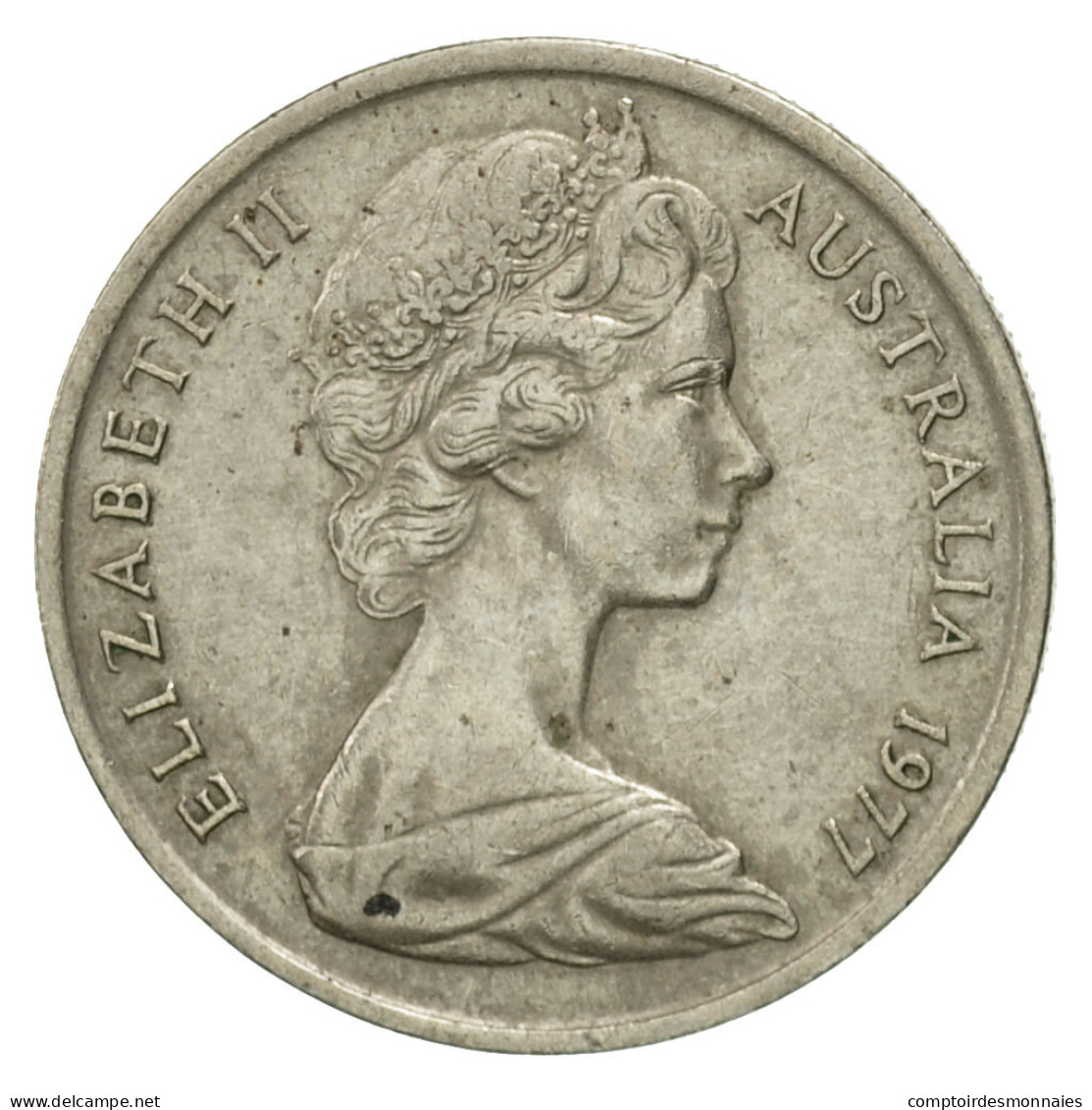 Monnaie, Australie, Elizabeth II, 5 Cents, 1977, Melbourne, TTB, Copper-nickel - Victoria