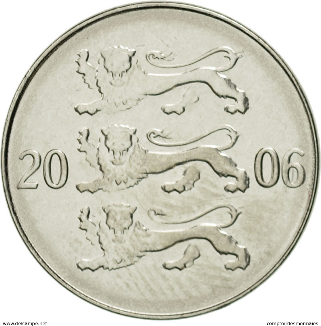 Monnaie, Estonia, 20 Senti, 2006, No Mint, SPL, Nickel Plated Steel, KM:23a - Estonia