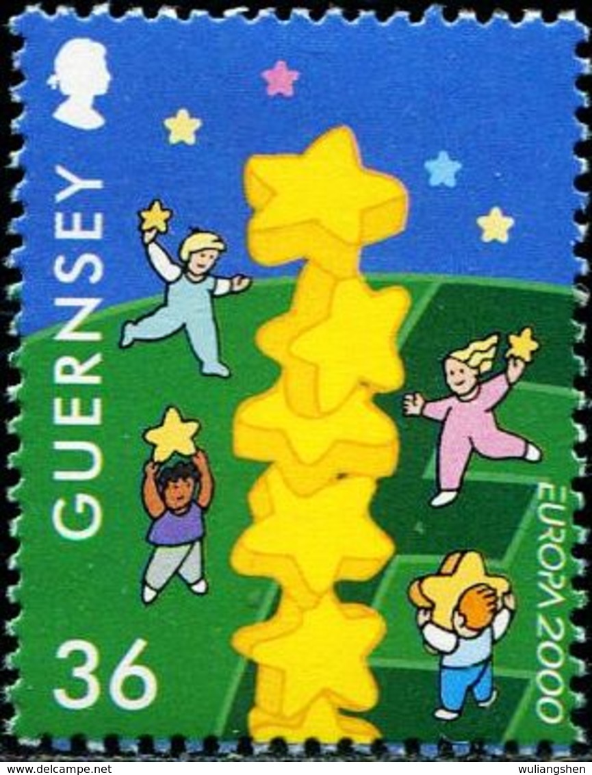 AX0512 Gengji 2000 Europa Children And Stars 1V MNH - Autres - Europe