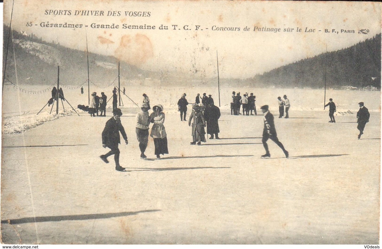 (88) Vosges - Gerardmer - Sport D'hiver Des Vosges - Concours De Patinage Sur Le Lac - Grande Semaine Du T. C. F. - Gerardmer