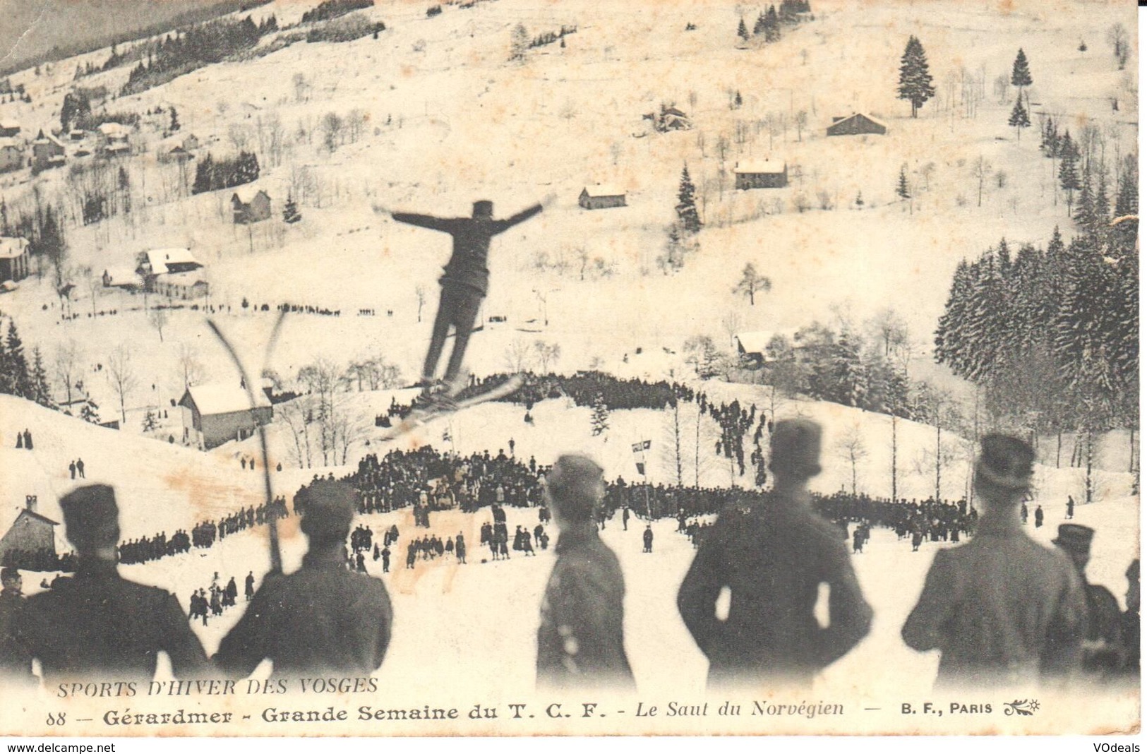 (88) Vosges - Gerardmer - Sport D'hiver Des Vosges - Le Saut Du Norvégien - Grande Semaine Du T. C. F. - Gerardmer