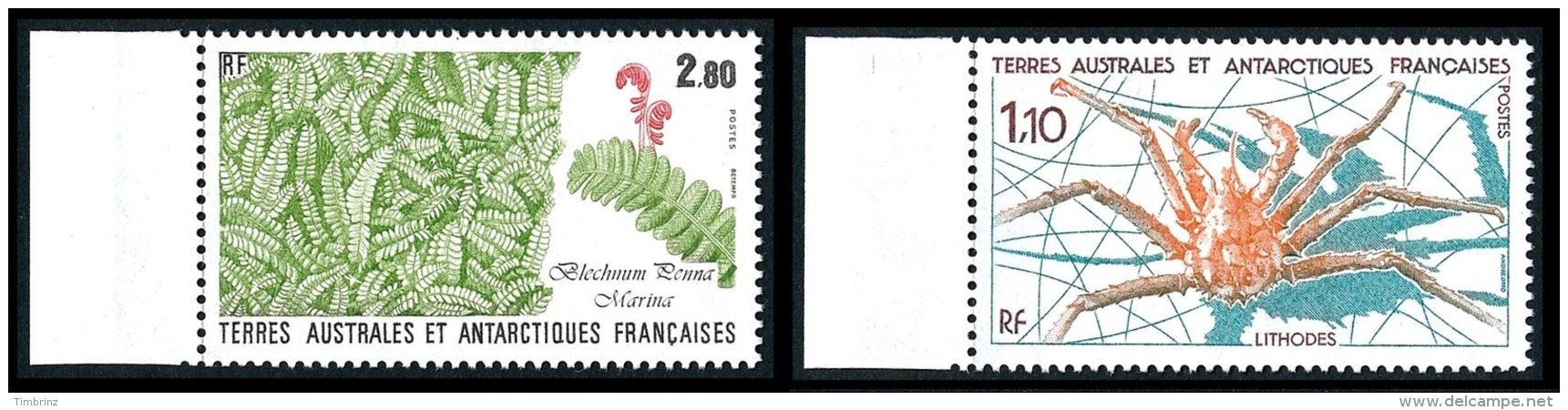 TAAF Année complète 1989 + AVION + BF - Yv. 140/147 + PA 103/109 + BF 1 ** SUP  Faciale= 18,31 EUR - 20 timbres  ..Réf.T