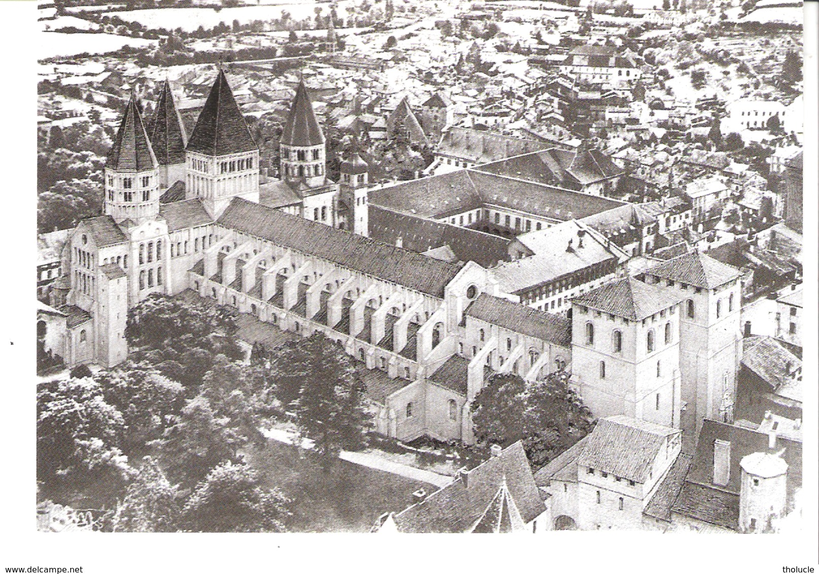 Abbaye De Cluny (Saône Et Loire)-Photo-montage De Reconstitution De L'ensemble De L'Abbaye Vers 1750-Abbey Of Cluny-rare - Cluny