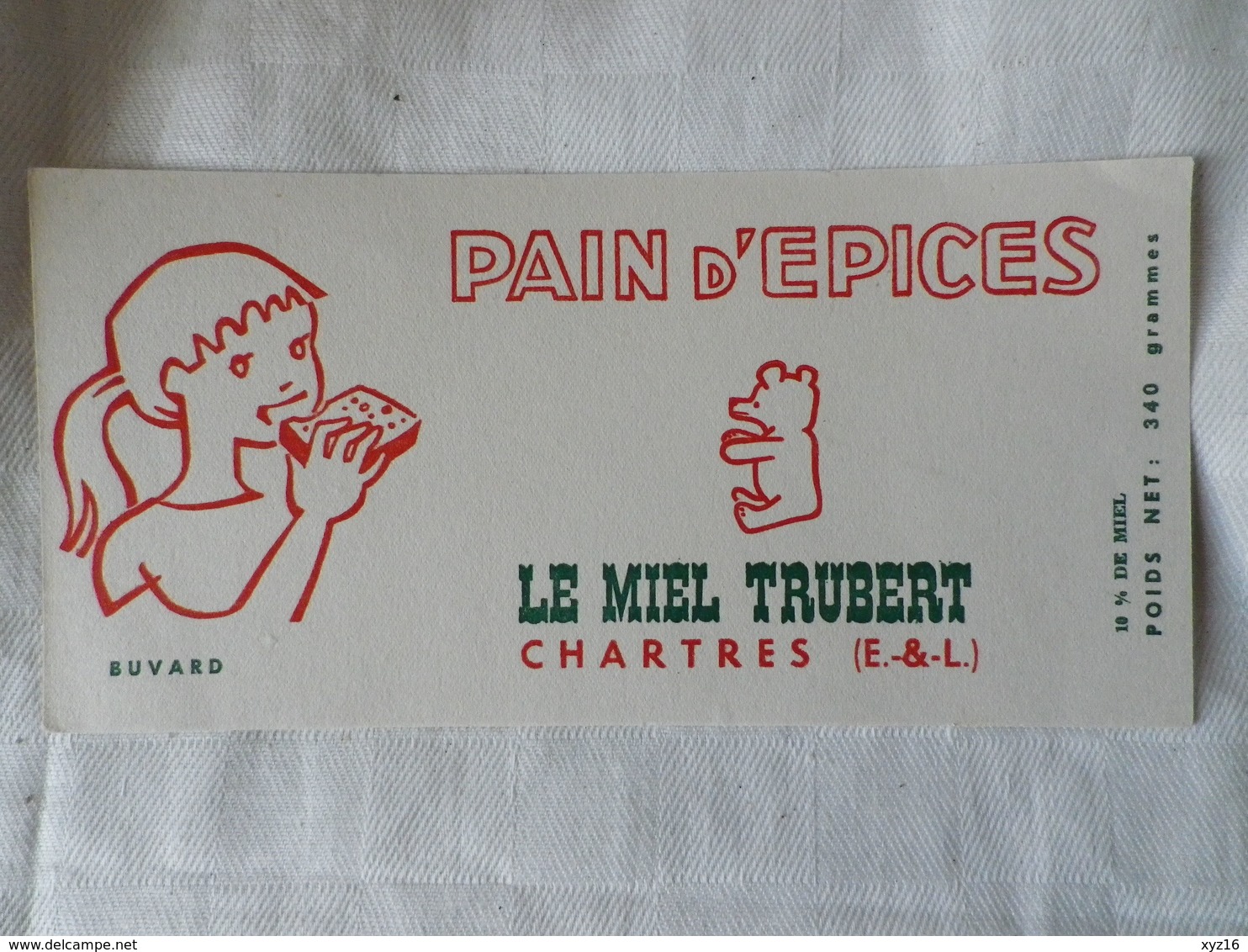 Pain D'Epice Pur Miel  LE MIEL TRUBERT  CHARTRES - Peperkoeken