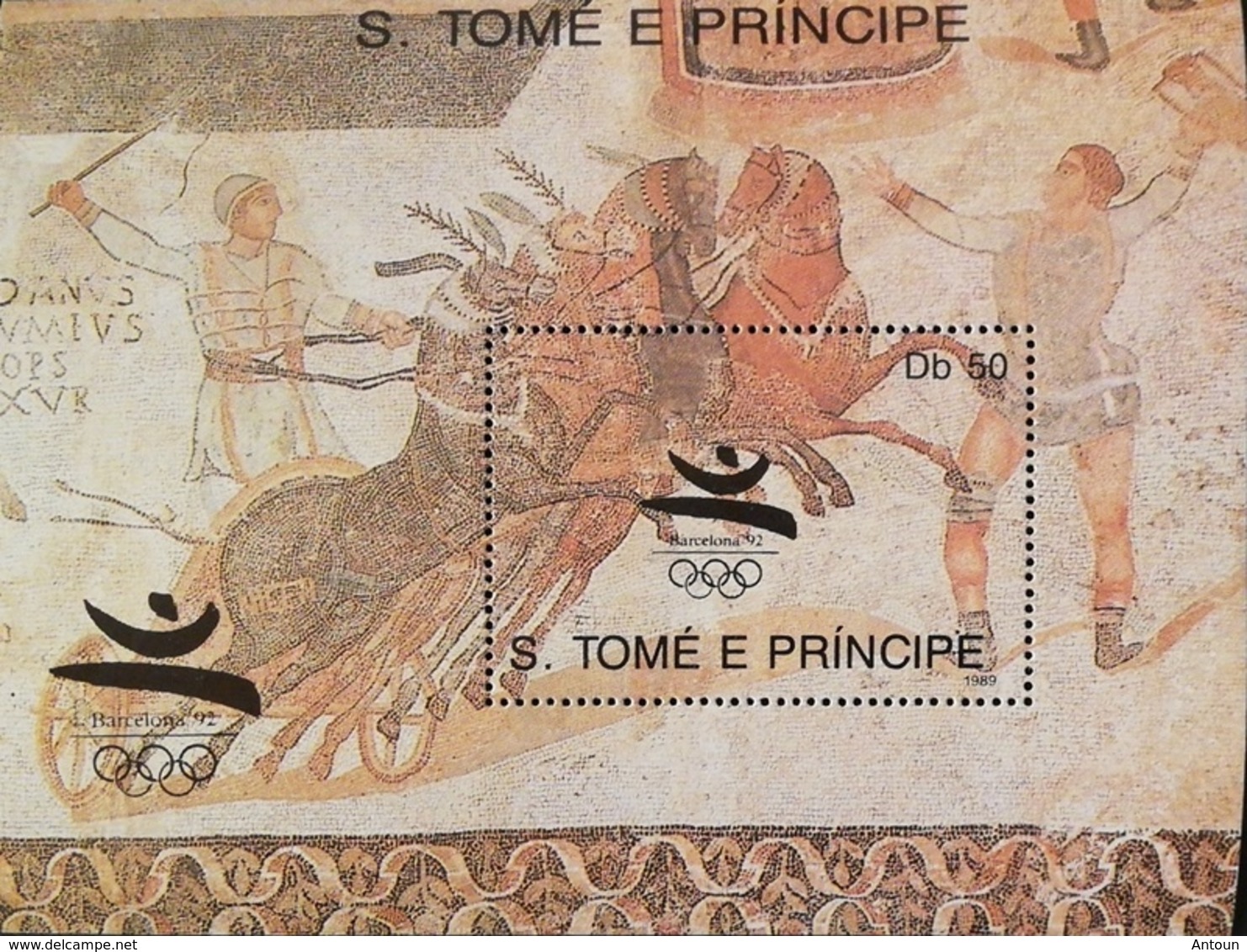 Sao Tome And  Principe 1989 , 992 Summer Olympics, Barcelona S/S - Sao Tome And Principe