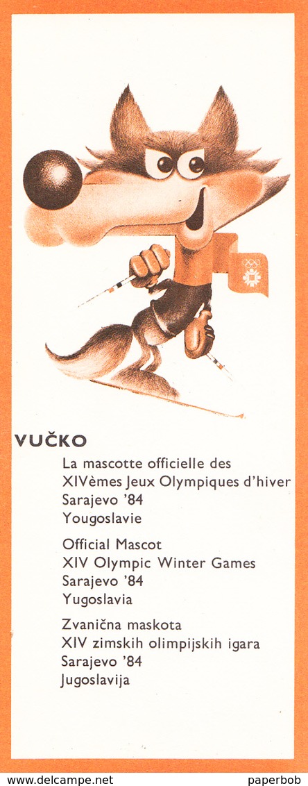 WINTER OLYMPIC-SARAJEVO , BOSNIA , MASCOTTE , MASCOT - Bekleidung, Souvenirs Und Sonstige