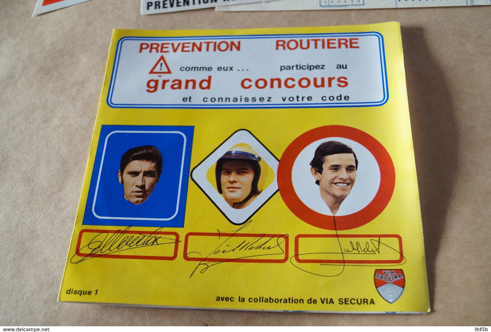 Michel Vaillant RARE Avec Publicités,Jacky Ickx,Joel Robert,Eddy Merckx,cyclisme - Cyclisme