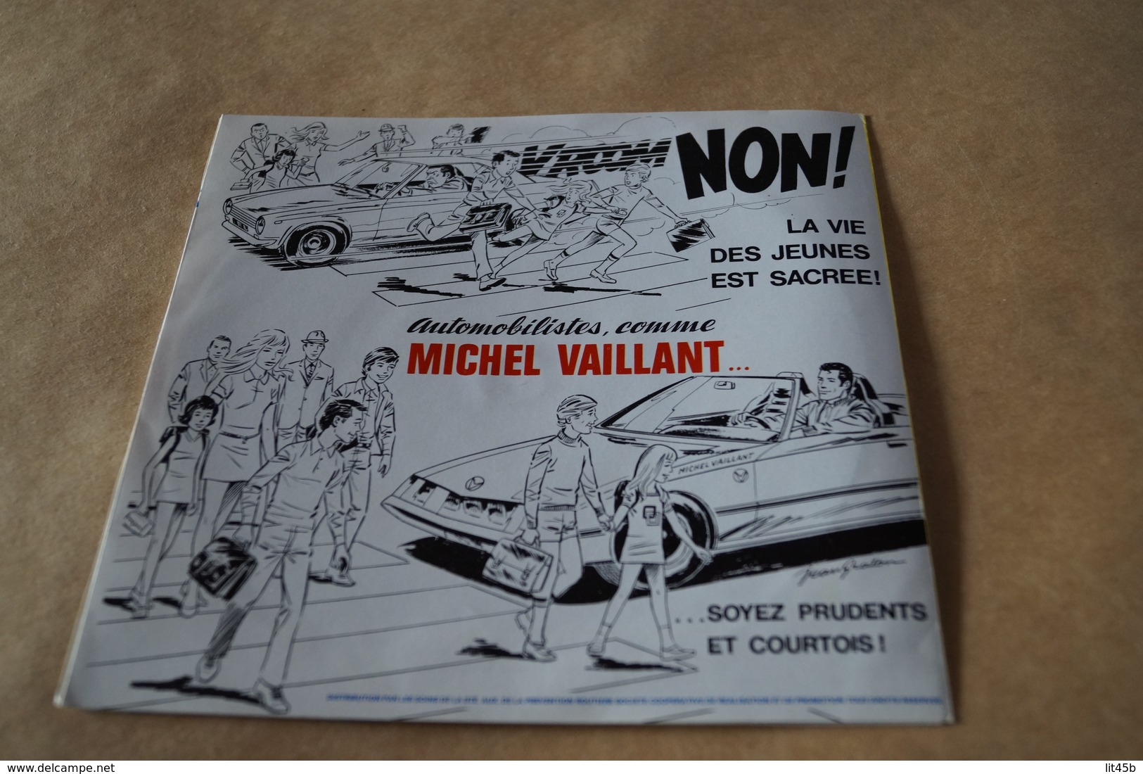 Michel Vaillant RARE Avec Publicités,Jacky Ickx,Joel Robert,Eddy Merckx,cyclisme - Cyclisme