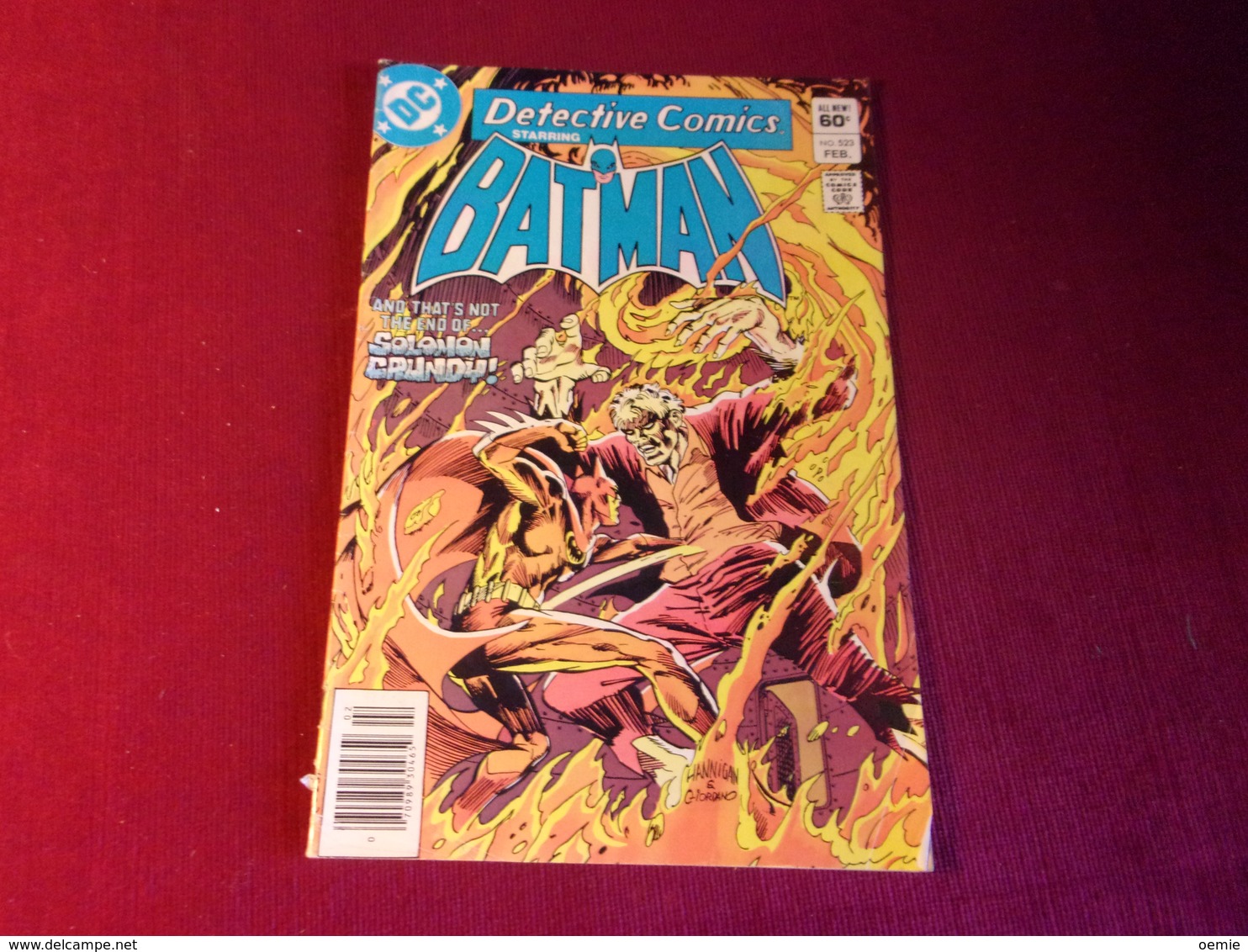 DETECTIVE COMIS  BATMAN  No 523  FEB - DC