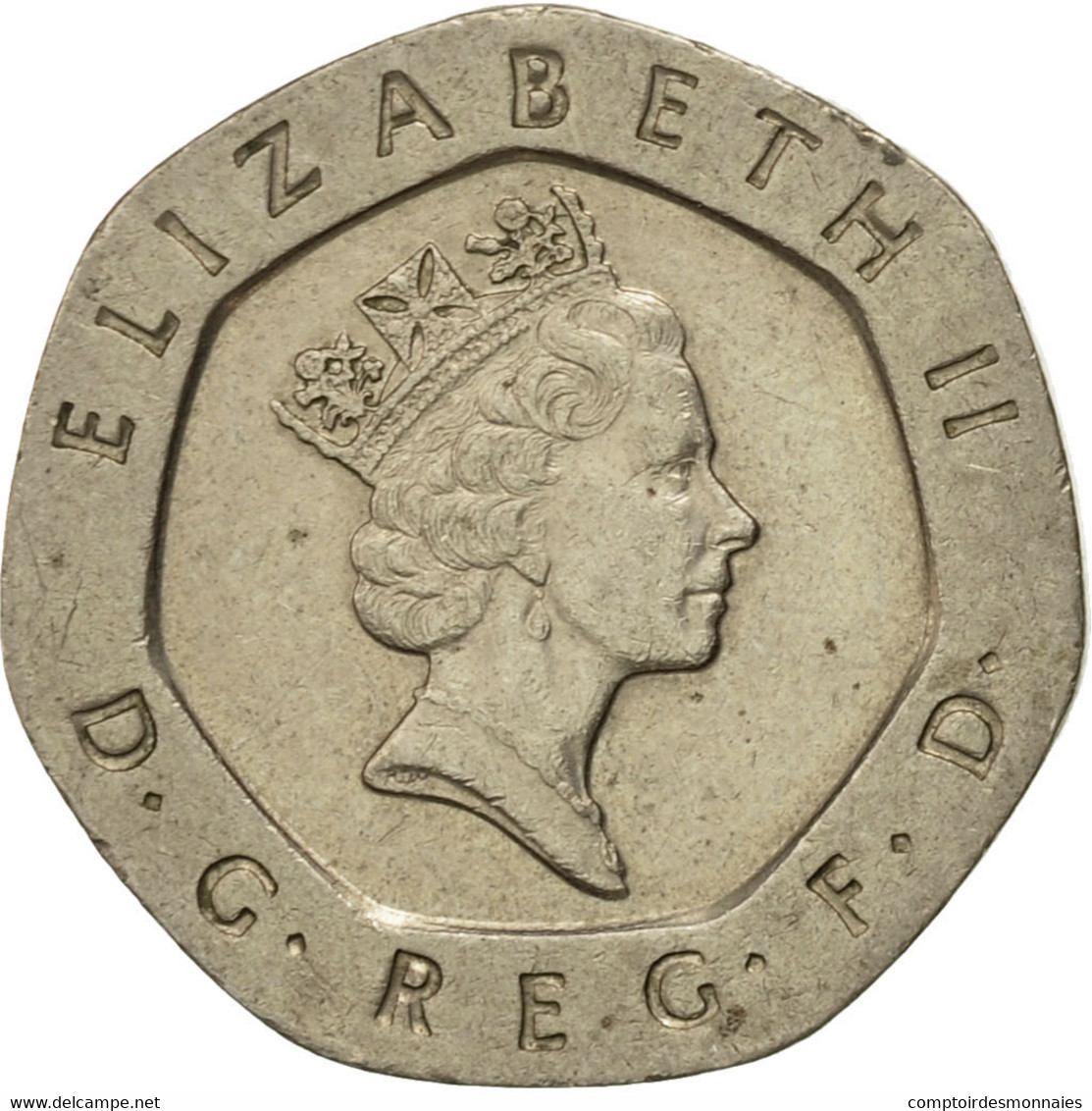 Monnaie, Grande-Bretagne, Elizabeth II, 20 Pence, 1993, TB+, Copper-nickel - 20 Pence