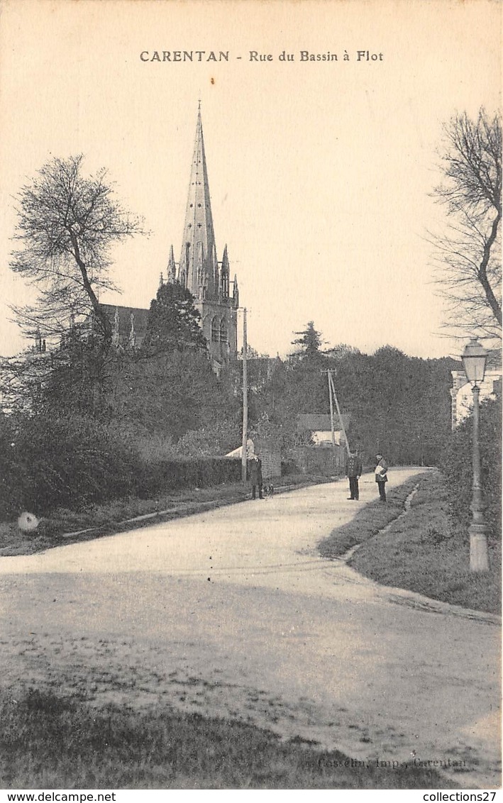 50-CARENTANT- RUE DU BASSIN A FLOT - Carentan