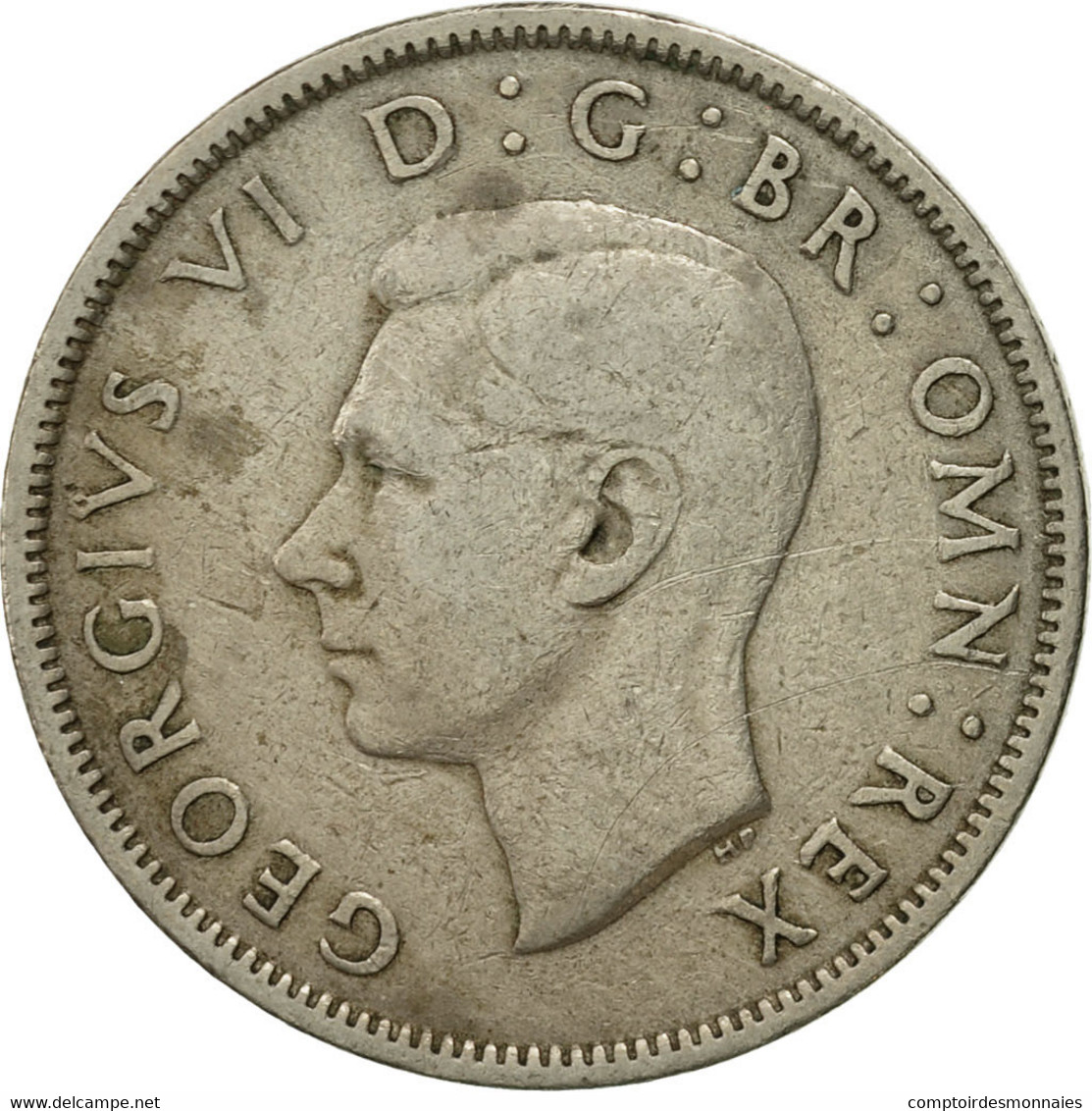 Monnaie, Grande-Bretagne, George VI, Florin, Two Shillings, 1951, TB+ - J. 1 Florin / 2 Schillings