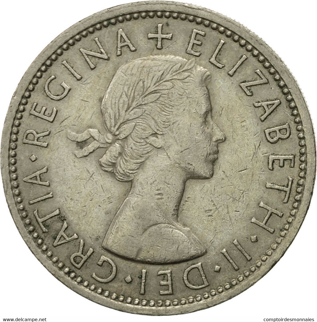 Monnaie, Grande-Bretagne, Elizabeth II, Florin, Two Shillings, 1967, TB+ - J. 1 Florin / 2 Schillings