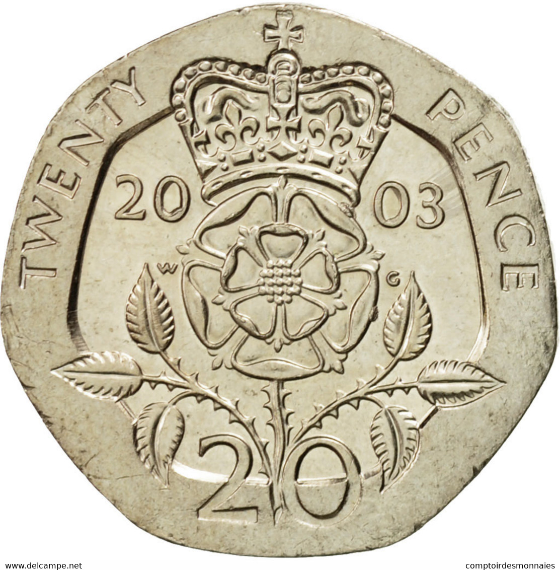 Monnaie, Grande-Bretagne, Elizabeth II, 20 Pence, 2003, TTB+, Copper-nickel - 20 Pence