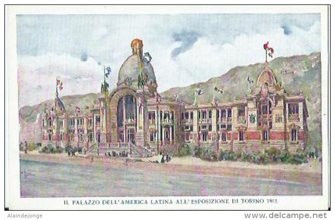 Torino - Il Palazzo Dell'America Latina All'Esposizione Di Torino 1911 - Alfieri &amp; Lacroix - Expositions