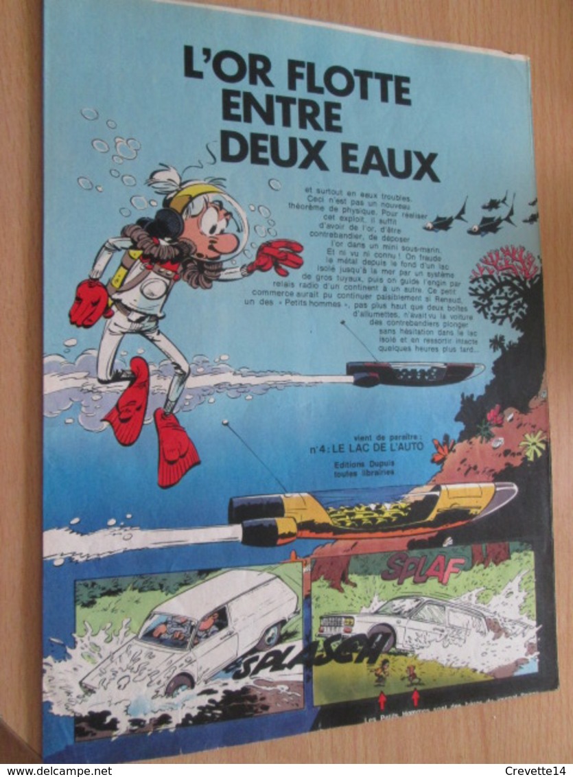 CLI518 :  Page PUB A4 Spirou Années 60/70 Avec Nouvel Album Paru De La Série LES PETITS HOMMES - Petits Hommes, Les