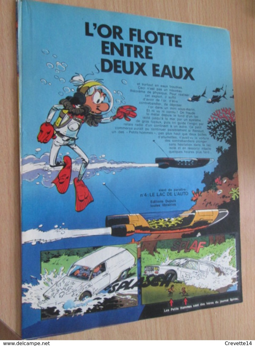 CLI518 :  Page PUB A4 Spirou Années 60/70 Avec Nouvel Album Paru De La Série LES PETITS HOMMES - Petits Hommes, Les