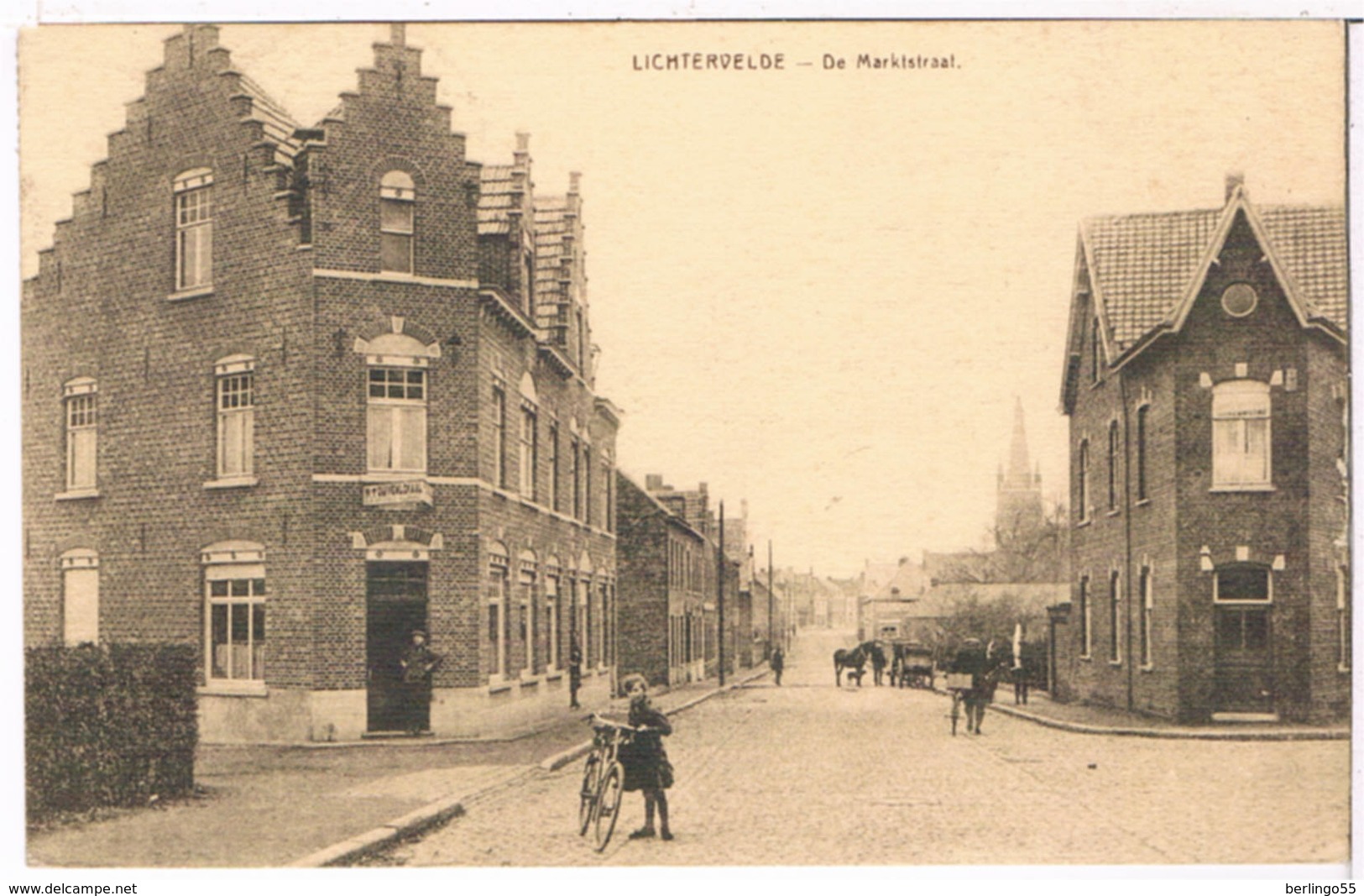 Lichtervelde - De Marktstraat 1923 (Geanimeerd) - Lichtervelde