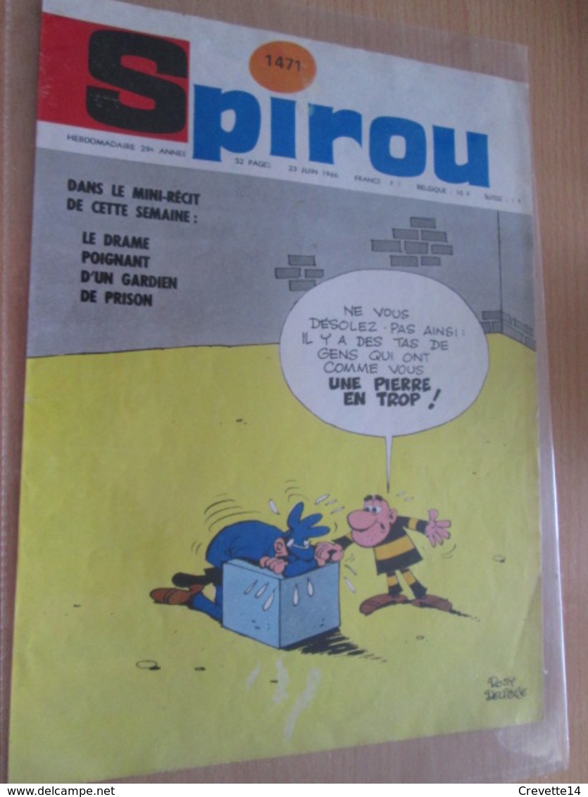 CLI518 :  Page A4 COUVERTURE  Spirou Années 60/70 Avec Le Personnage BOBO - Bobo