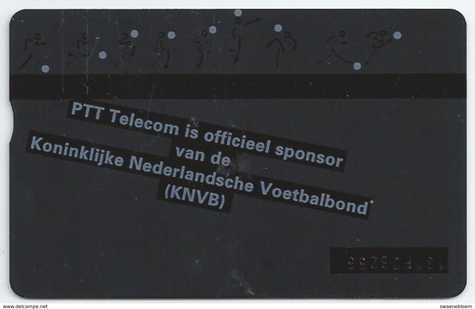 Telefoonkaart.- 131F. Nederland. PTT Telecom Is Officieel Sponsor Van De KNVB. Voetbal. Vlag. 25 Gulden. 115 Eenheden. - Pubbliche