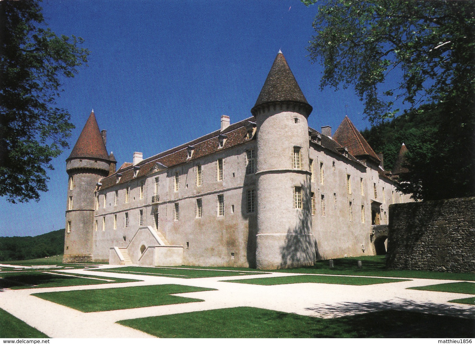 CPSM Château De BAZOCHES-DU-MORVAN - Façades Sud Et Ouest (A197) - Bazoches