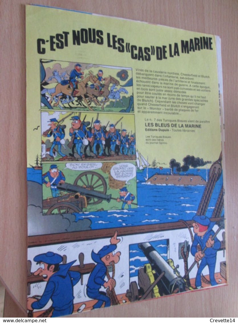 CLI518 :  Page PUB A4 Spirou Années 60/70 Avec Nouvel Album Paru De La Série LES TUNIQUES BLEUES - Tuniques Bleues, Les