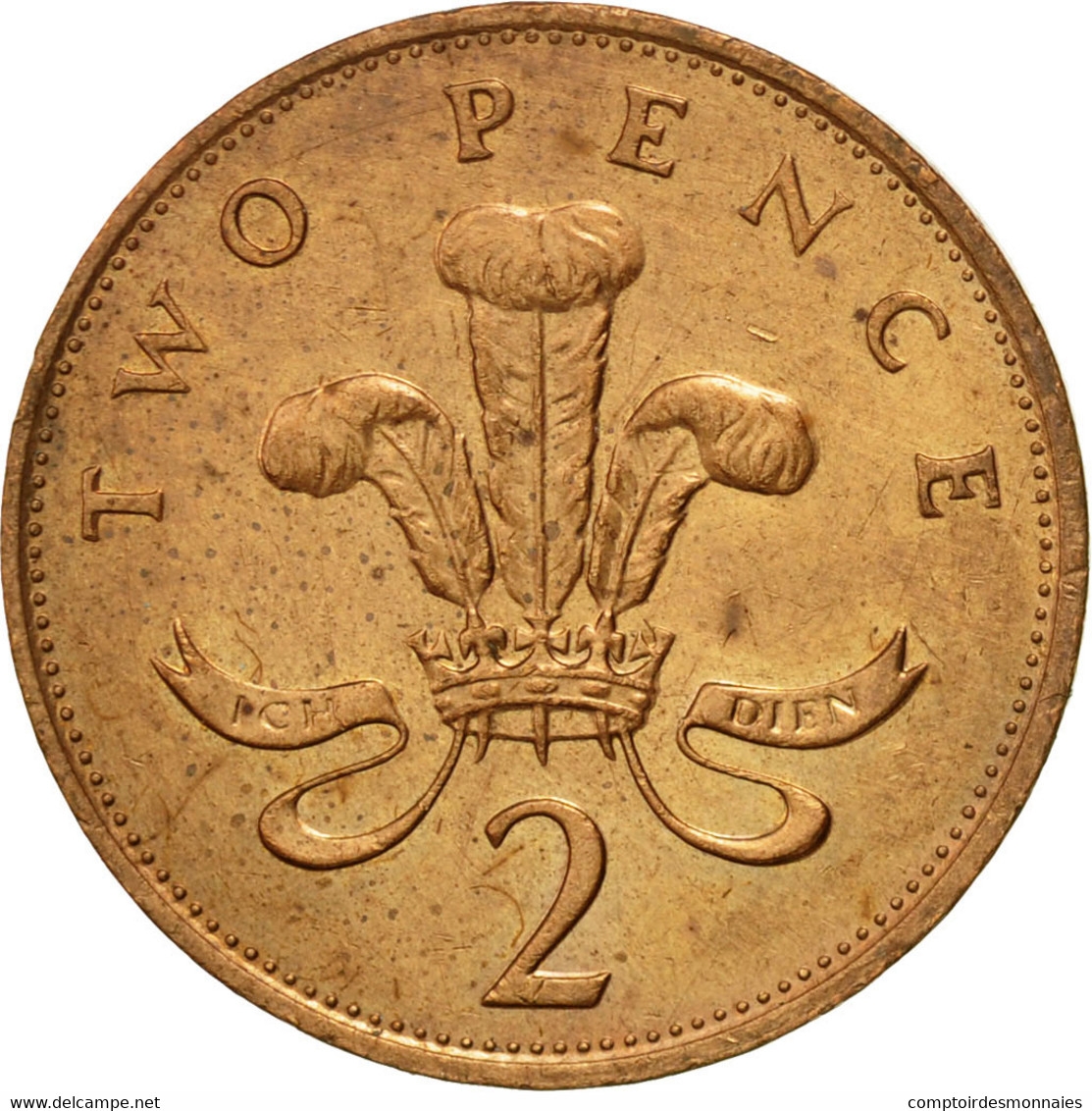 Monnaie, Grande-Bretagne, Elizabeth II, 2 Pence, 1989, TB, Bronze, KM:936 - 2 Pence & 2 New Pence