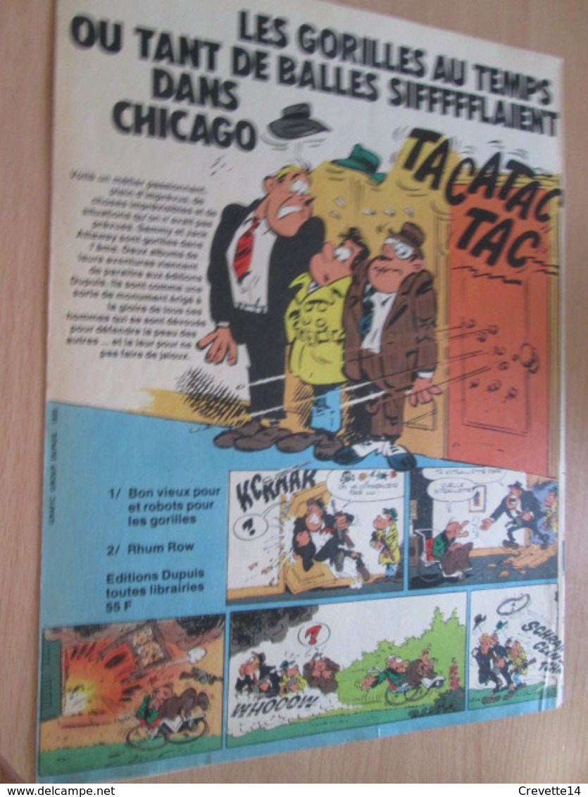 CLI518 :  Page PUB A4 Spirou Années 60/70 Sortie D'un Nouvel Album SAMMY HATTAWAY LES GORILLES - Sammy